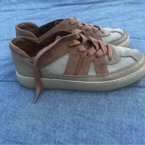 FRYE Webster Overlay Low Lace womens Sneaker Blush Pink Size 6.5